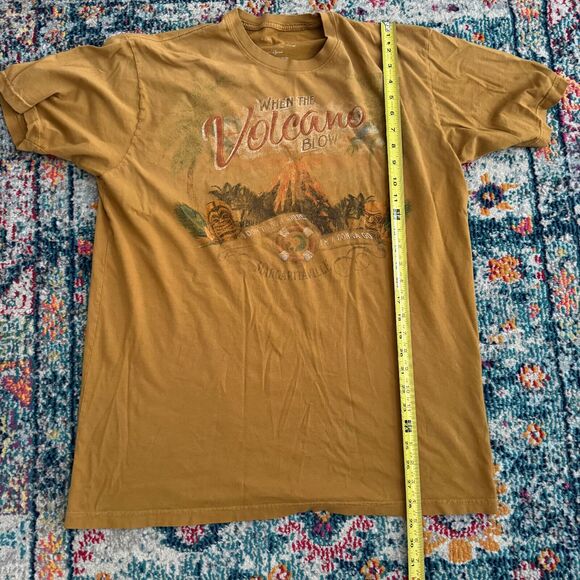 Margaritaville When The Volcano Blows Short Sleeved T-shirt Men's Size XL - Picture 5 of 5